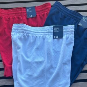 DSG Kids Girls  Active Shorts - Red, White, Navy size small
